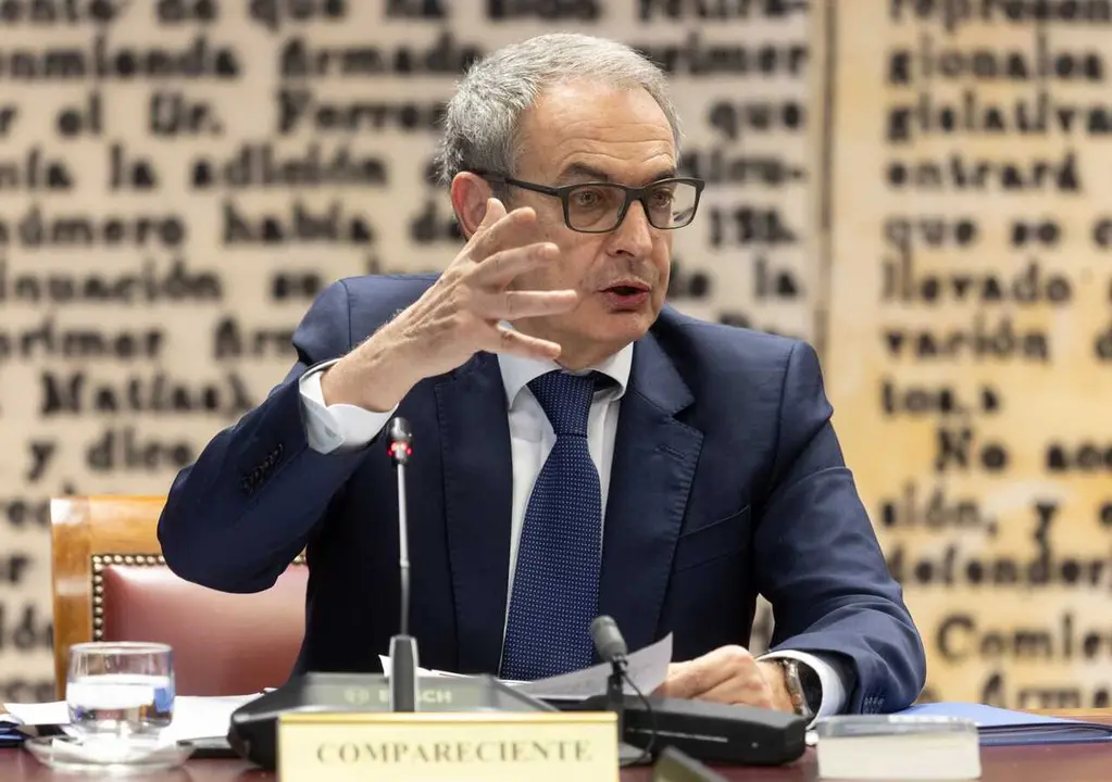 Archivo - El expresidente del Gobierno Jos&eacute; Luis Rodr&iacute;guez Zapatero ante la Comisi&oacute;n de Investigaci&oacute;n sobre el &lsquo;caso Koldo&rsquo;, en el Senado, a 2 de marzo de 2026, en Madrid (Espa&ntilde;a).