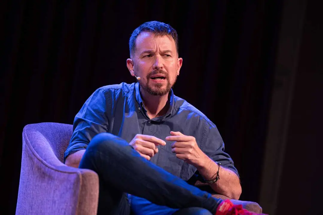 El exvicepresidente del Gobierno, Pablo Iglesias, durante el encuentro bajo el t&iacute;tulo &lsquo;Frenar a la extrema derecha&rsquo;, en el Ateneo de Madrid, a 21 de mayo de 2026, en Madrid (Espa&ntilde;a). 