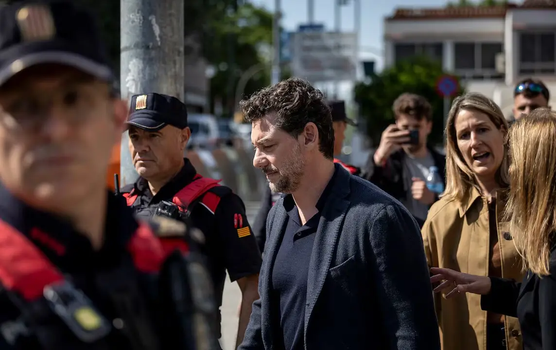 Jonathan Andic, a su llegada a los juzgados de Martorell.