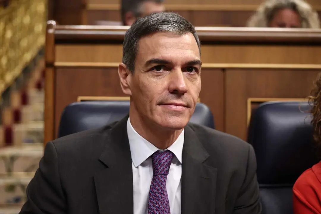 Archivo - El presidente del Gobierno, Pedro S&aacute;nchez, durante una sesi&oacute;n de control al Gobierno, en el Congreso de los Diputados, a 25 de febrero de 202, en Madrid (Espa&ntilde;a). El Gobierno afronta una nueva sesi&oacute;n de control con temas de actualidad sobre la m