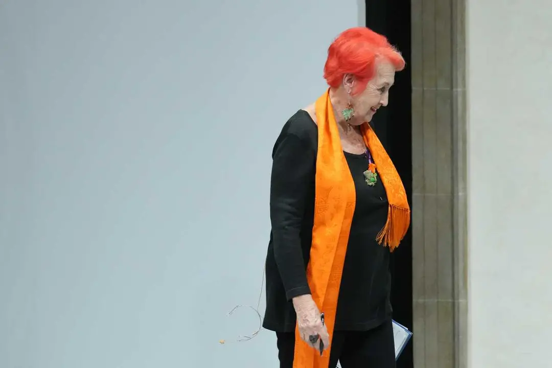 Archivo - La periodista Rosa Mar&iacute;a Calaf durante el acto institucional del 8M en la Generalitat, a 6 de marzo de 2026, en Barcelona, Catalu&ntilde;a (Espa&ntilde;a). ARCHIVO.