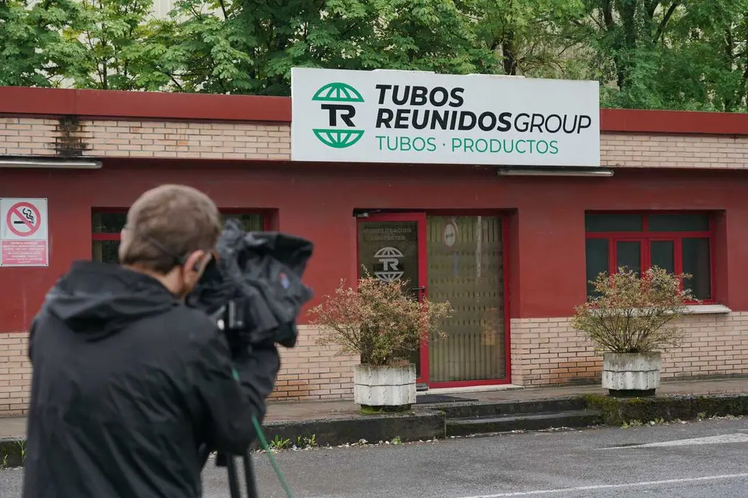 Exteriores de la sede de Tubos Reunidos, a 4 de junio de 2026, en Amurrio, &Aacute;lava, Pa&iacute;s Vasco (Espa&ntilde;a). 