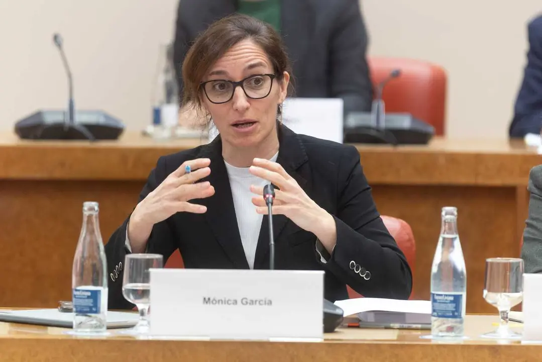 Archivo - Imagen de archivo de la ministra de Sanidad, M&oacute;nica Garc&iacute;a.