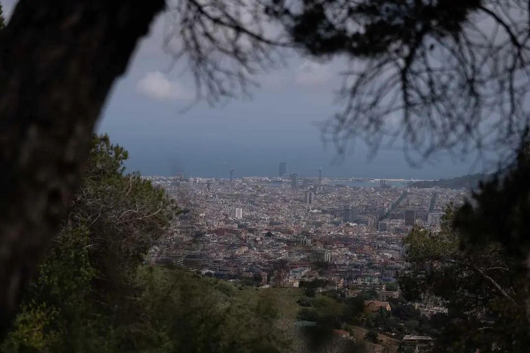 Archivo - Vistas de la ciudad desde el Parc Natural de la Serra de Collserola, a 14 de mayo de 2025, en Barcelona