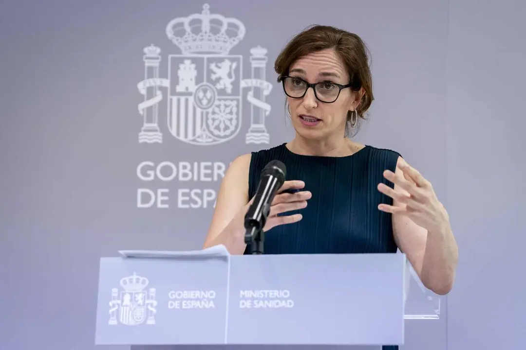 Imagen de archivo de la ministra de Sanidad, M&oacute;nica Garc&iacute;a.