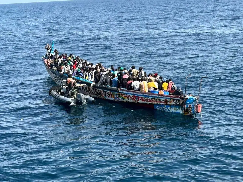 Archivo - Senegal intercepta una embarcaci&oacute;n con 183 migrantes frente a sus costas