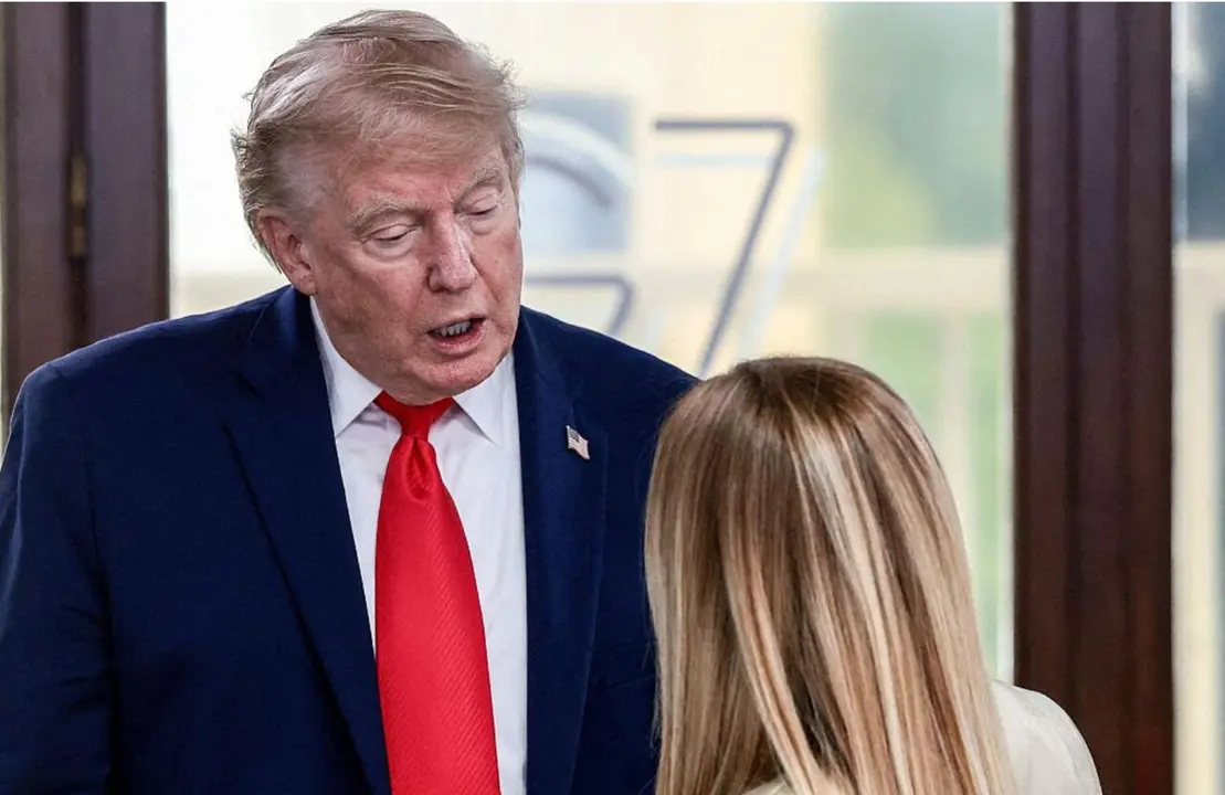 Trump y Meloni