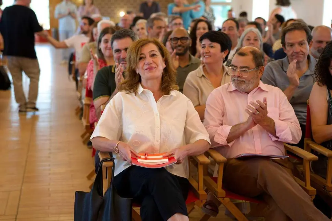 La secretaria general del PSIB-PSOE, Francina Armengol, interviene en el Consell Pol&iacute;tic del partido celebrado este s&aacute;bado, 20 de junio de 2026, en Palma.