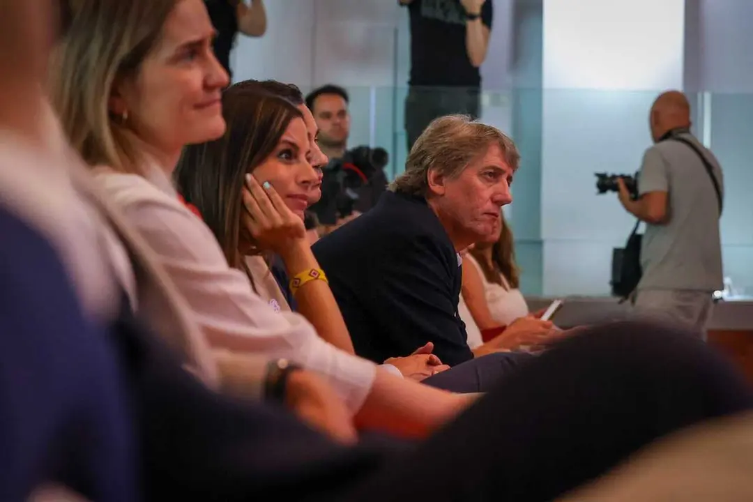 El secretario general de PSOE en Castilla y Le&oacute;n, Carlos Mart&iacute;nez, en el acto 'Justicia, voces y memoria: de la violencia sist&eacute;mica a la reparaci&oacute;n'.