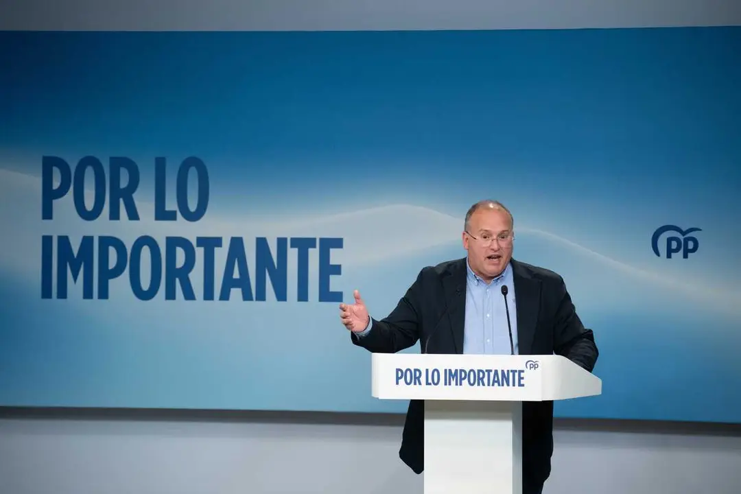 Archivo - El secretario general del PP, Miguel Tellado