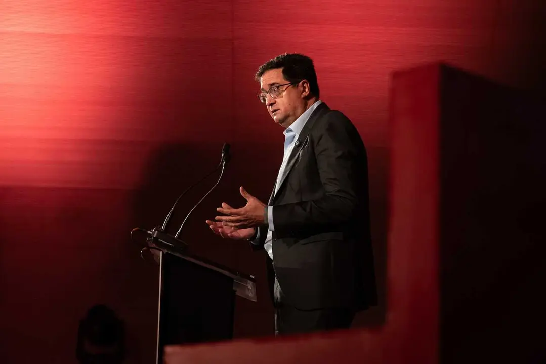 El ministro para la Transformaci&oacute;n Digital, &Oacute;scar L&oacute;pez, durante la s&eacute;ptima edici&oacute;n de Tale&ntilde;to Espa&ntilde;a, en la Casa del Lector, a 11 de junio de 2026, en Madrid (Espa&ntilde;a). 