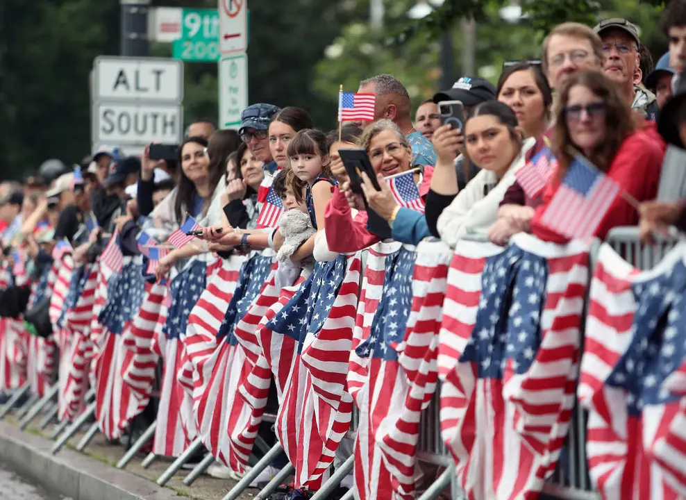 Un desfile en Washington. 