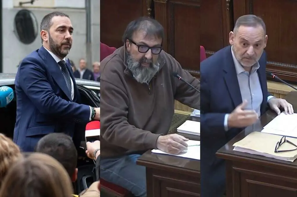 Archivo - El empresario V&iacute;ctor Aldama, el exasesor Koldo Garc&iacute;a y el exministro Jos&eacute; Luis &Aacute;balos (de izquierda a derecha de la imagen)