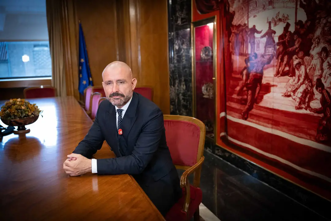 El vicesecretario de Educaci&oacute;n e Igualdad del PP, Jaime de los Santos, posa para Europa Press