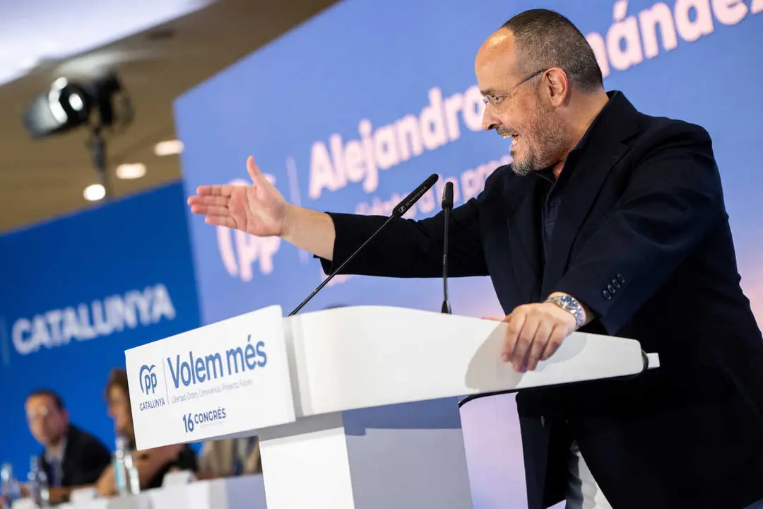 El presidente del PP de Catalunya, Alejandro Fern&aacute;ndez