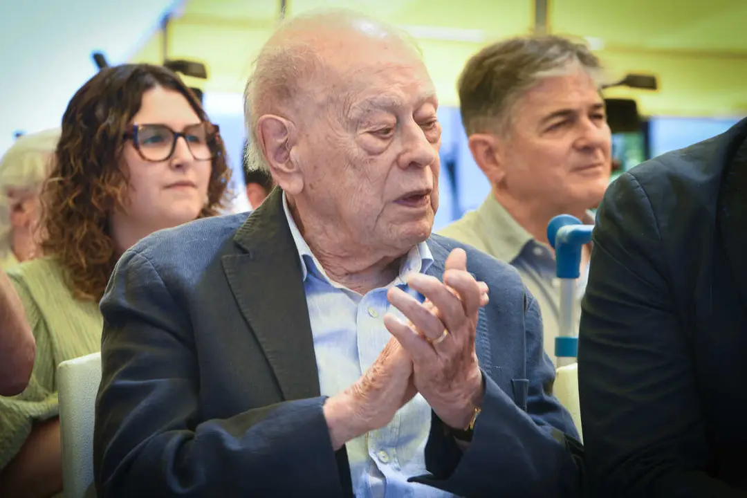 Pujol durante el homenaje