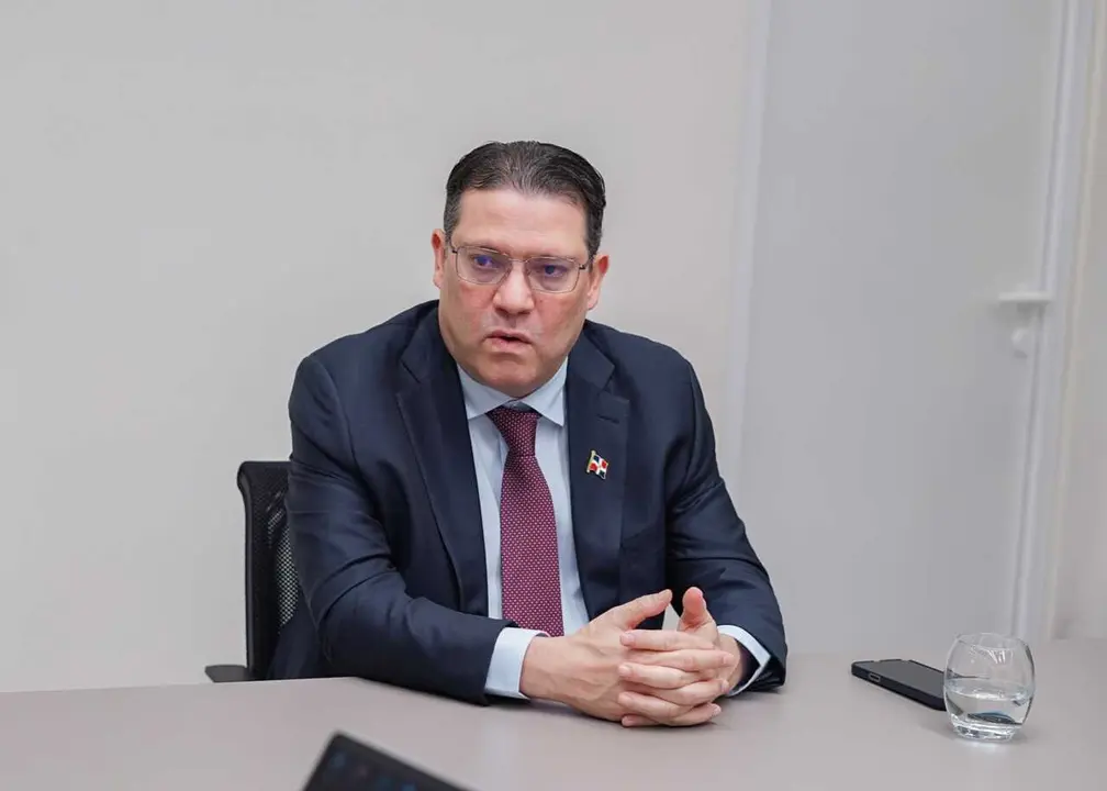 El ministro de Industria, Comercio y Mipymes de Rep&uacute;blica Dominicana, Eduardo Sanz Lovat&oacute;n, durante una entrevista concedida a Europa Press.