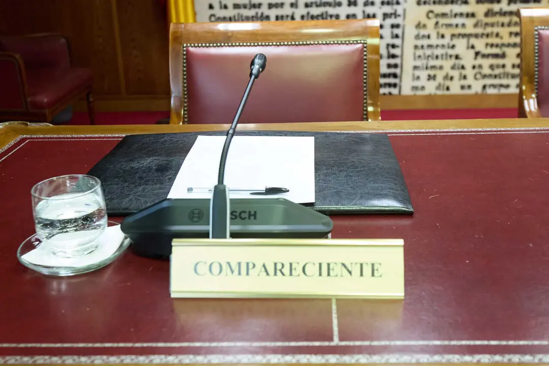 Archivo - El lugar donde la extrabajadora de las empresas Ineco y Tragsatec y ex novia de &Aacute;balos J&eacute;sica Rodr&iacute;guez Garc&iacute;a iba a comparecer ante la Comisi&oacute;n de Investigaci&oacute;n del &lsquo;caso Koldo&rsquo;, en el Senado, a 14 de abril de 2025, en Madrid (Espa&ntilde;a).