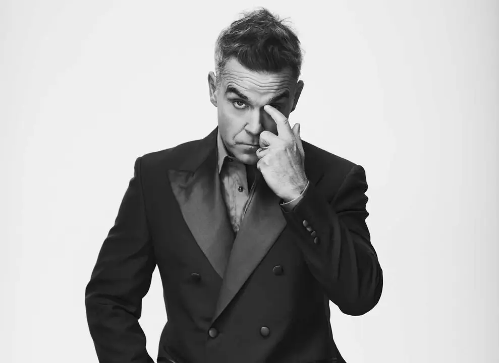 El artista brit&aacute;nico Robbie Williams