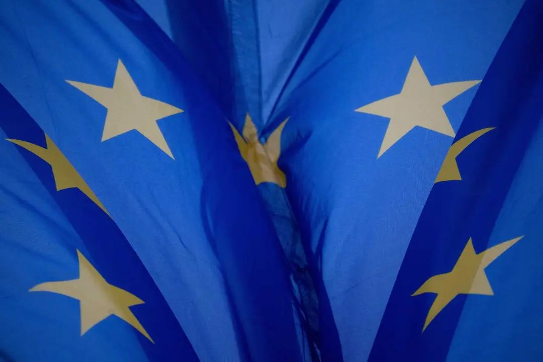 Archivo - Bandera de la UE
