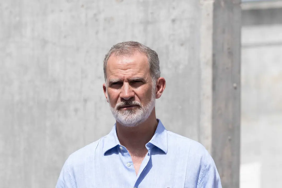 El Rey Felipe VI durante la inauguraci&oacute;n del Centro de Innovaci&oacute;n de Agua y Energ&iacute;a, en la Estaci&oacute;n Depuradora de Aguas Residuales de Arroyo Culebro, a 22 de junio de 2026, en Pinto, Madrid (Espa&ntilde;a). La inauguraci&oacute;n se enmarca dentro de los actos de conme