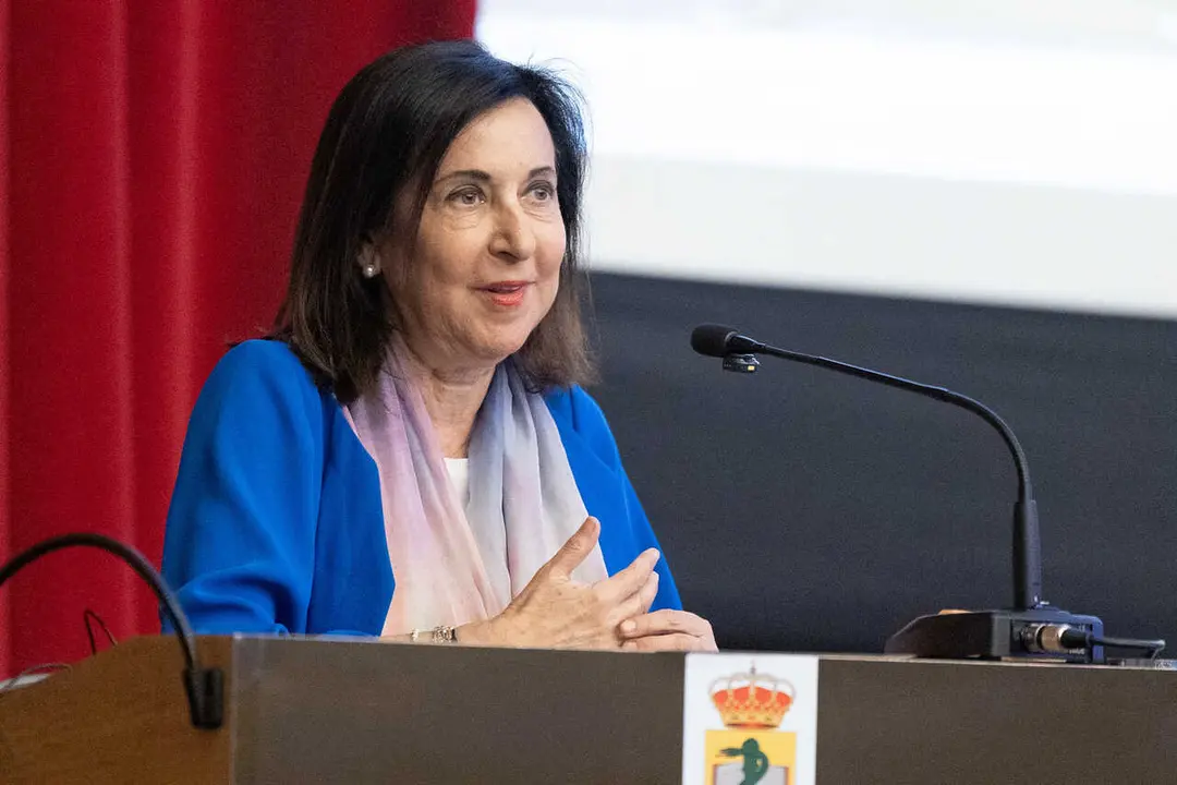 La ministra de Defensa, Margarita Robles,durante una visita al Hospital Central de la Defensa &lsquo;G&oacute;mez Ulla&rsquo; Centro Sanitario de Vida y Esperanza, a 23 de junio de 2026, en Madrid (Espa&ntilde;a)