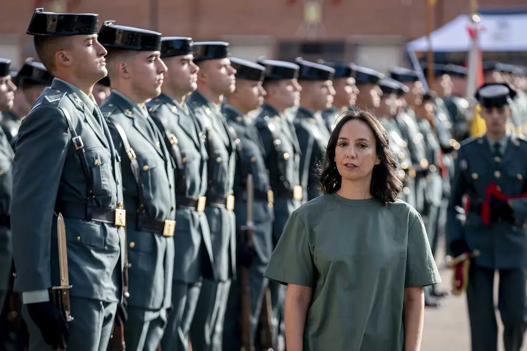 Archivo - La directora general de la Guardia Civil, Mercedes Gonz&aacute;lez, preside la entrega de diplomas de la 170&ordf; promoci&oacute;n de Guardias J&oacute;venes de Valdemoro
