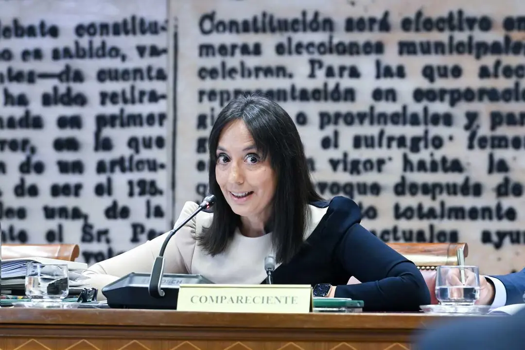 La directora general de la Guardia Civil, Mercedes Gonz&aacute;lez Fern&aacute;ndez, comparece ante la Comisi&oacute;n de Interior, en el Senado, a 16 de junio de 2026, en Madrid (Espa&ntilde;a). 