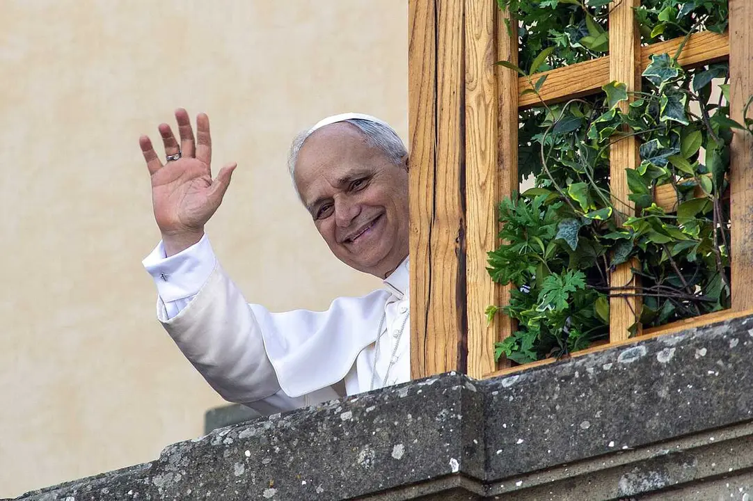 Archivo - El Papa Le&oacute;n en la residencia de Castel Gandolfo durante el verano pasado.