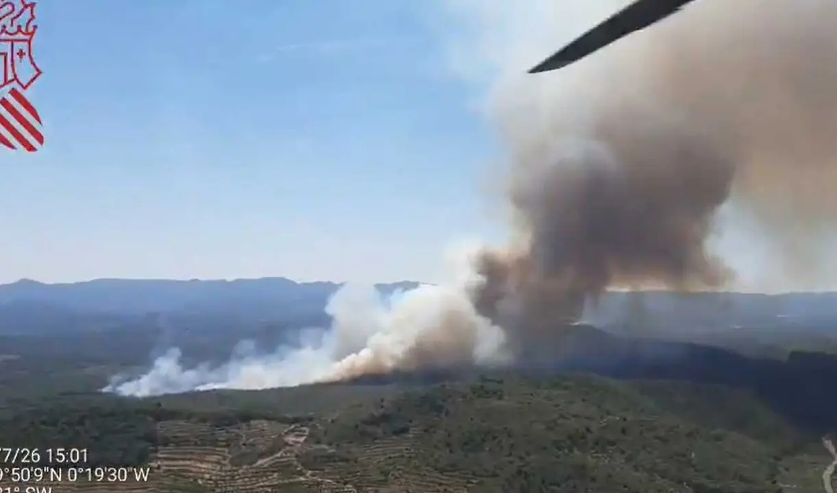 Incendio en Soneja