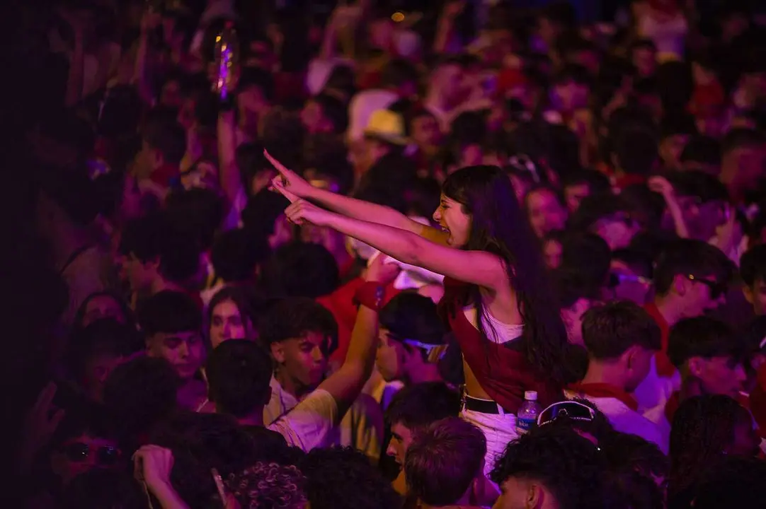 Ciclo 'Sound Ferm&iacute;n' en la plaza de los Fueros en unas fiestas anteriores.