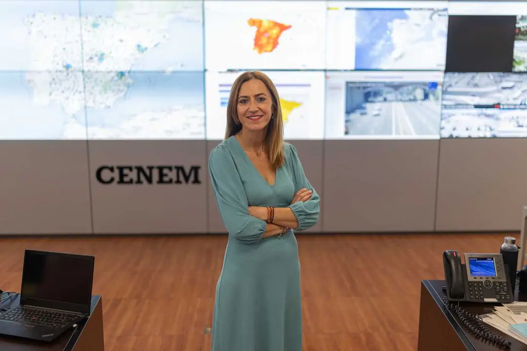 La secretaria general de Protecci&oacute;n Civil y Emergencias, Virginia Barcones Sanz, durante una entrevista para Europa Press, a 6 de julio de 2026, en Madrid (Espa&ntilde;a).