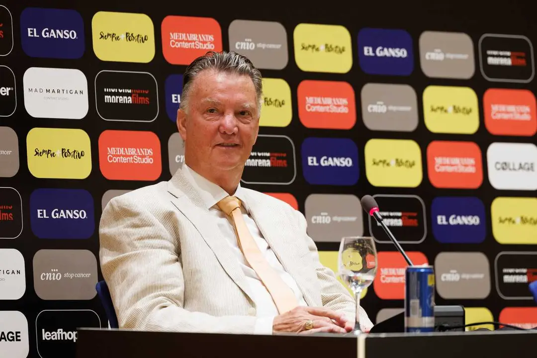 Archivo - Louis Van Gaal durante la presentaci&oacute;n de la pel&iacute;ucla 'Siempre Positivio', el 19 de junio de 2024 en Madrid, Espa&ntilde;a. 