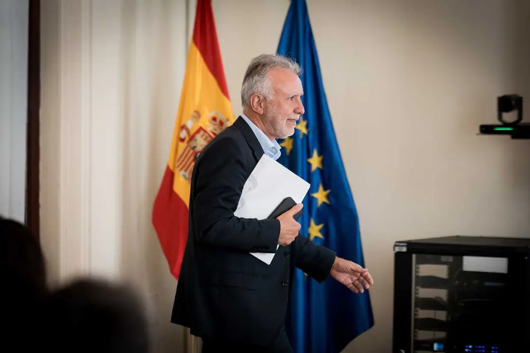 El ministro de Pol&iacute;tica Territorial y Memoria Democr&aacute;tica, &Aacute;ngel V&iacute;ctor Torres.