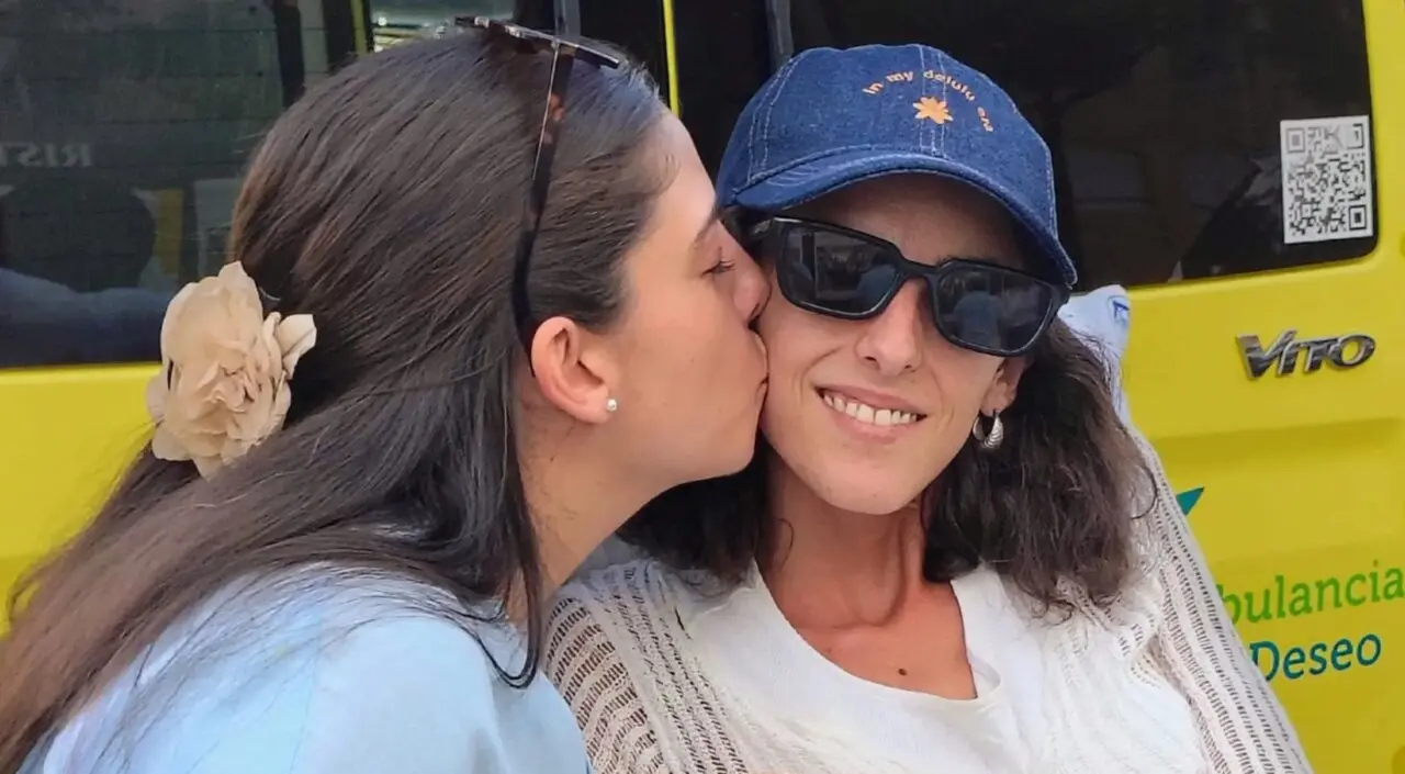 Fina y su hermana visitaron la playa de La Antilla, en Huelva. Instagram