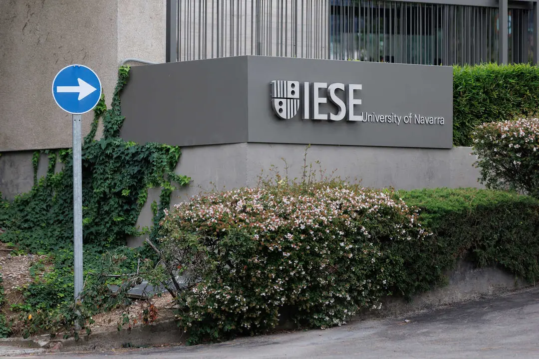 Archivo - Fachada de la escuela del IESE Business School, a 21 de septiembre de 2023, en Madrid (Espa&ntilde;a). El IESE Business School es una escuela de negocios de la Universidad de Navarra con sedes en Barcelona, Madrid, Nueva York y M&uacute;nich.