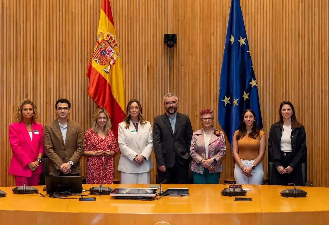 Foto de familia en la jornada de presentaci&oacute;n del informe 'Actuar a tiempo frente a las enfermedades no transmisibles'.