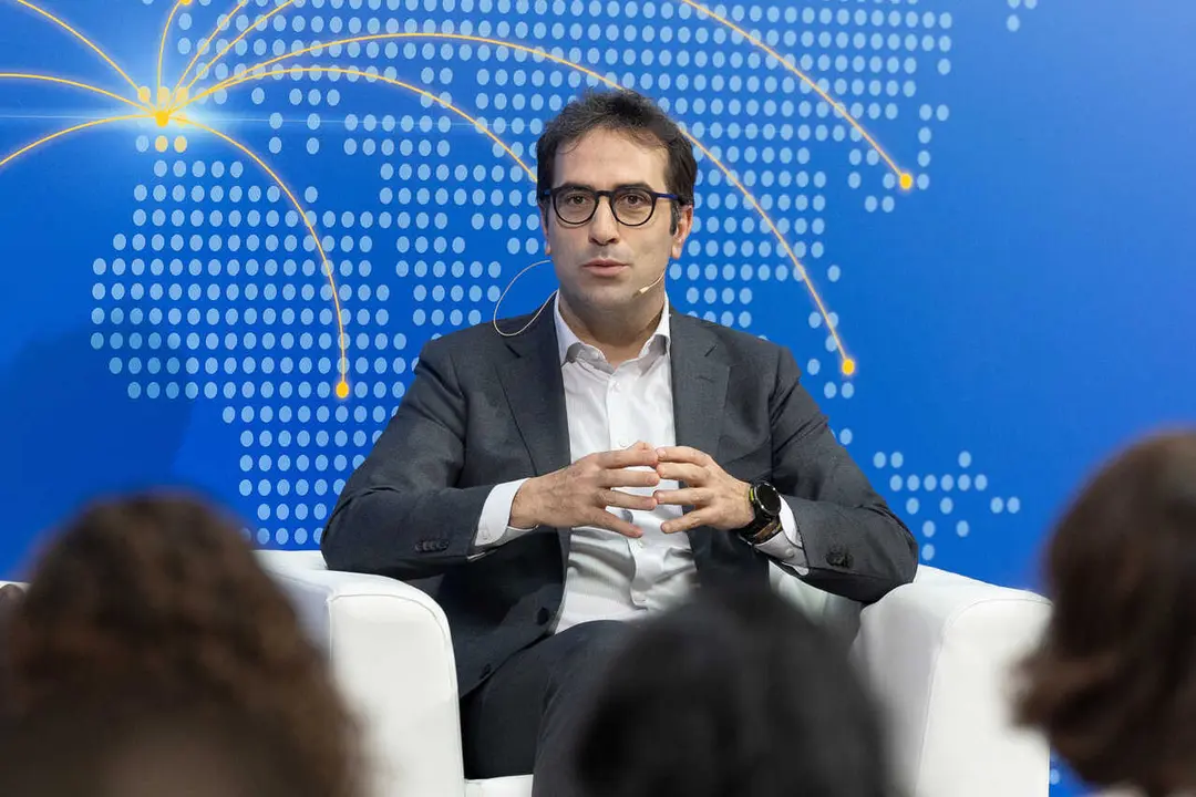 El vicepresidente del Gobierno y ministro de Econom&iacute;a, Carlos Cuerpo, durante la celebraci&oacute;n del acto institucional de inauguraci&oacute;n de la nueva Oficina del Grupo Banco Mundial, a 29 de junio de 2026, en Madrid (Espa&ntilde;a).