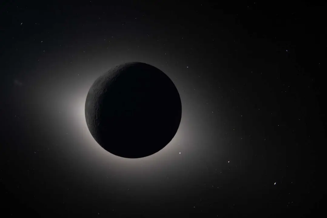 Archivo - La Luna eclipsa totalmente el Sol en una imagen captada por la nave espacial Orion durante la misi&oacute;n Artemis II, 