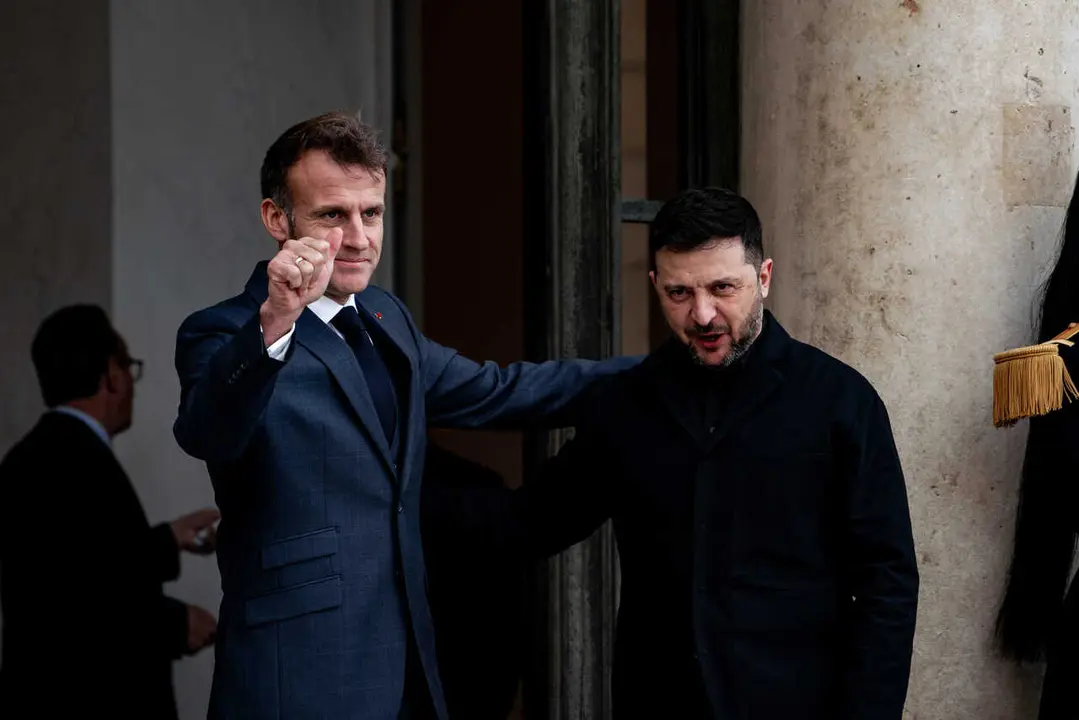French President EMMANUEL MACRON welcomed Ukrainian President VOLODYMYR ZELENSKY to Paris on Monday for their ninth meeting since the start of Russia&rsquo;s invasion. The visit underscored France&rsquo;s long-term commitment to Ukraine and followed recent talks within the Coalition of Volunteers on security guarantees. The two leaders also discussed bilateral cooperation, including energy, economic recovery, and defense.