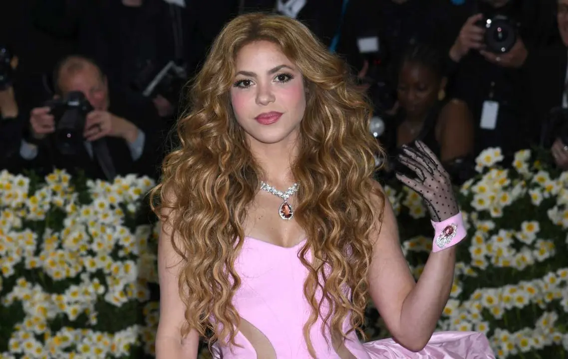Shakira attends the 2025 Met Gala Celebrating Superfine: Tailoring Black Style at Metropolitan Museum of Art in New York. May 5, 2025.