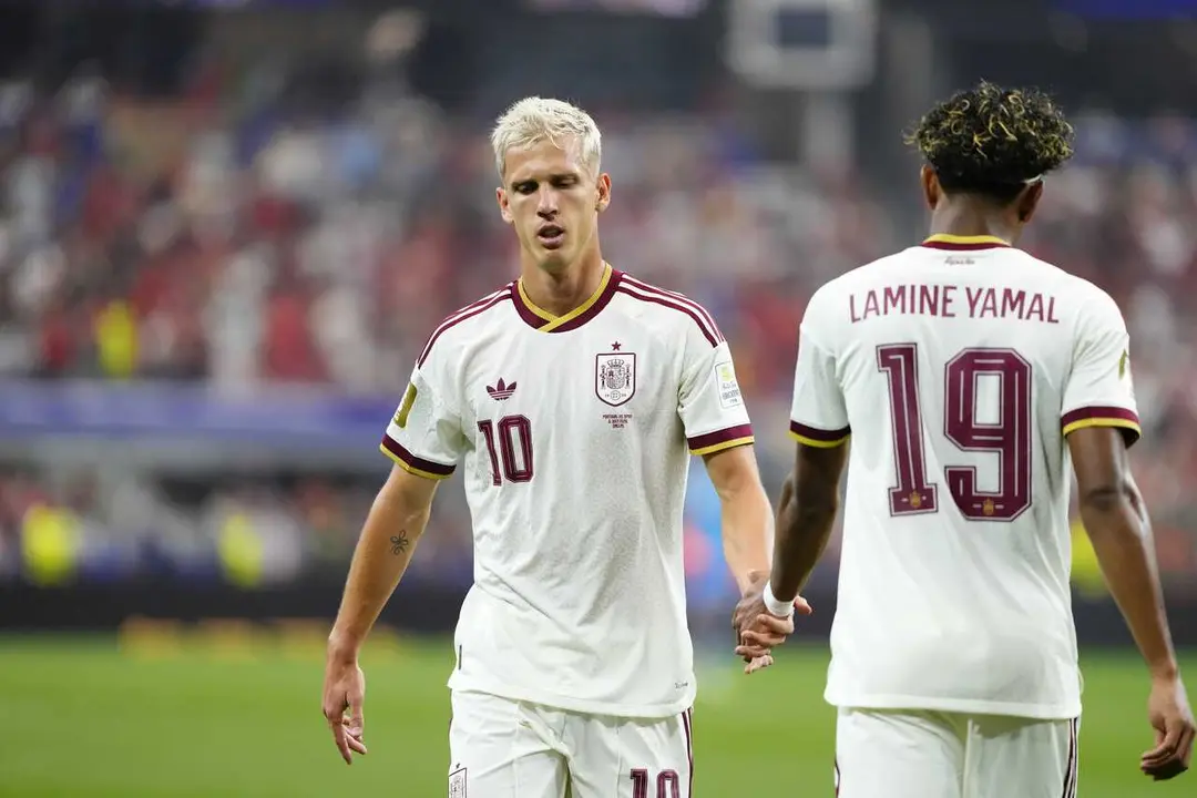Dani Olmo y Lamine Yamal