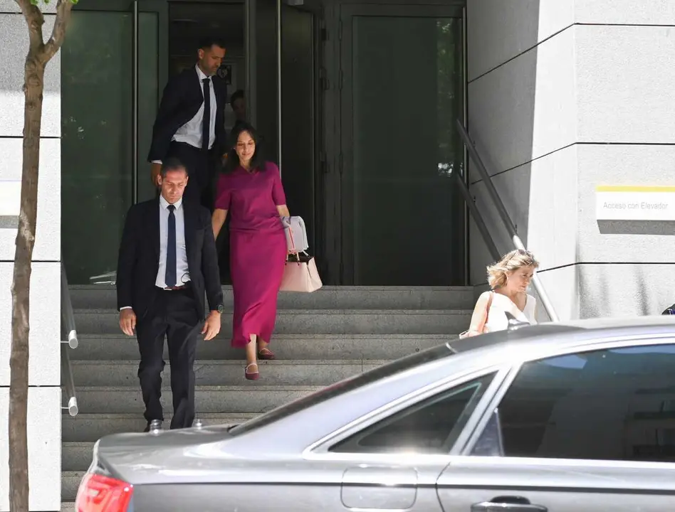 La directora general de la Guardia Civil, Mercedes Gonz&aacute;lez, a su salida de la Audiencia Nacional, a 16 de julio de 2026, en Madrid (Espa&ntilde;a).