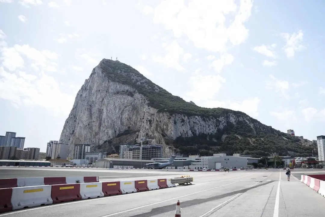 Archivo - Imagen de archivo del aeropuerto de Gibraltar.