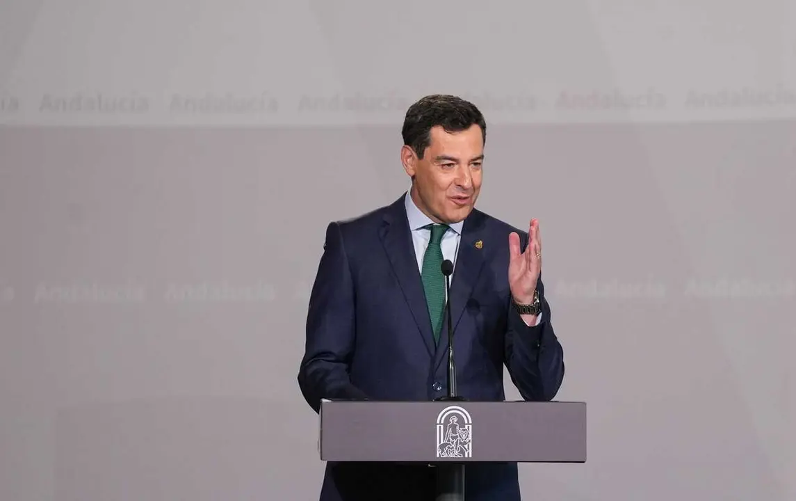 Archivo - El presidente de la Junta de Andaluc&iacute;a, Juanma Moreno.