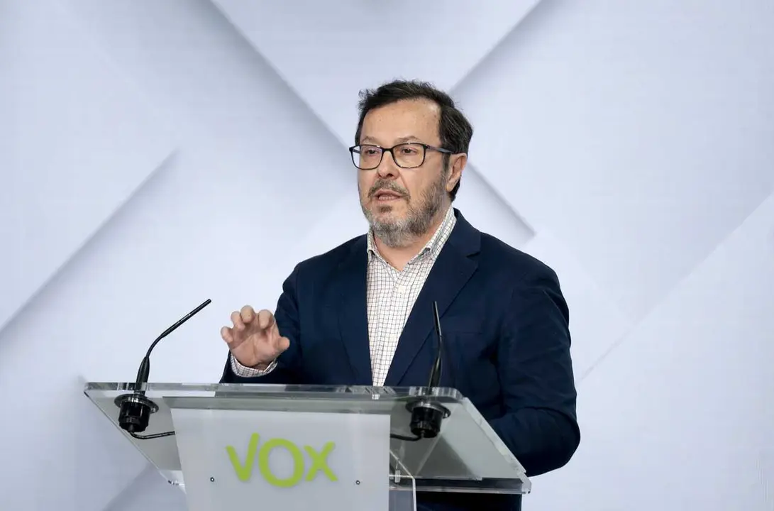 Archivo - El portavoz de Vox, Jos&eacute; Antonio F&uacute;ster.
