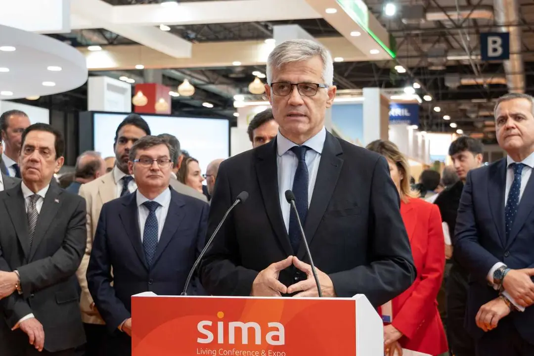 Archivo - El secretario de Estado de Vivienda y Agenda Urbana, David Lucas, durante la inauguraci&oacute;n del Sal&oacute;n Internacional Inmobiliario de Madrid 2026.
