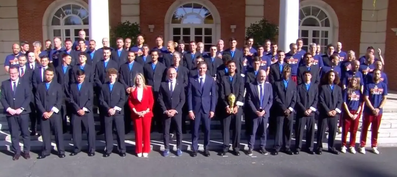 Recepci&oacute;n de la Selecci&oacute;n en la Moncloa