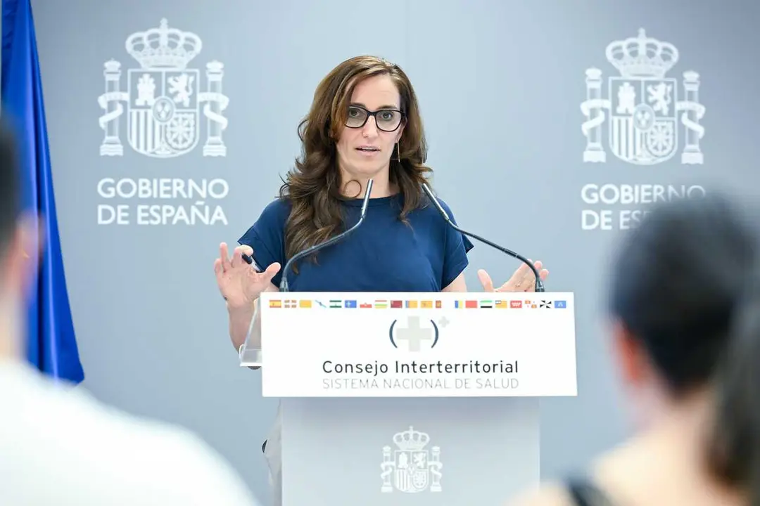 La ministra de Sanidad, M&oacute;nica Garc&iacute;a.