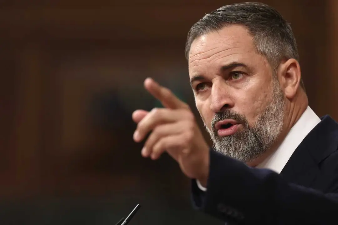 Archivo - El presidente de Vox, Santiago Abascal, interviene durante una sesi&oacute;n plenaria en el Congreso de los Diputados, a 24 de junio de 2026, en Madrid (Espa&ntilde;a). 